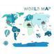 Набор World Map 3D МДФ 30 5х37 5см ROSA Talent 4823098540014 фото 1
