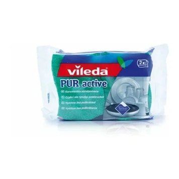 Губки для металлической посуды Vileda Pur Active, 2 шт. 4023103070240 фото
