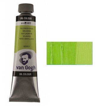 Фарба олійна VAN GOGH (617) Жовтувато-зелений 40 мл Royal Talens 8712079219666 фото