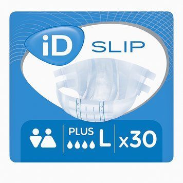 Подгузники для взрослых Diapers for adults ID Slip Plus L (115-155 см) 30 5600360300СЕЕ фото