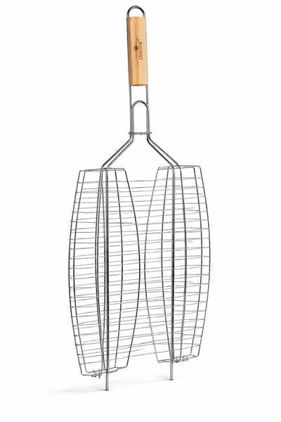Подвійна решітка-гриль для риби 65&times;36&times;22,5&times;3 см ТМ Stenson MH-4887 фото