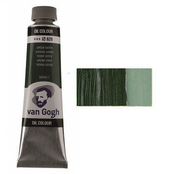Фарба олійна VAN GOGH (629) Зелена земля 40 мл Royal Talens 8712079219703 фото
