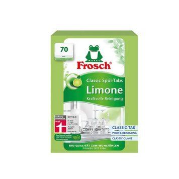 FROSCH таблетки для миття посуду в ГСМ Класичні Лимон 70 шт. 4001499958694 фото