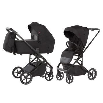 Універсальна коляска 2 в 1 CARRELLO Alfa CRL-6522 Natural Beige CRL-6522 Rock Black фото