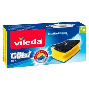 Губки кухонные Vileda Glitzi Plus, 3 шт. 4003790001444 фото