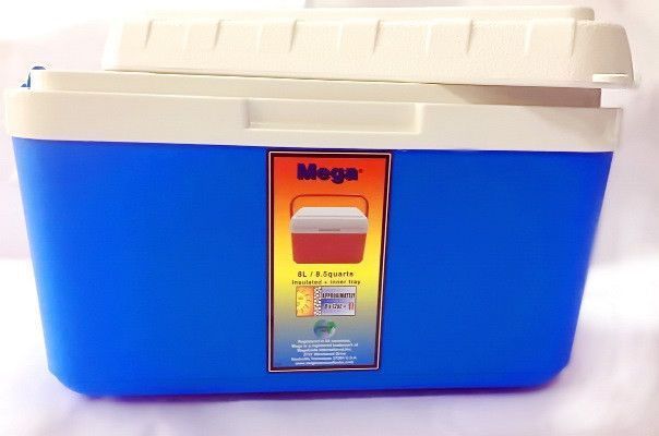 Термобокс Mega 8 л синій 0717040325795BLUE фото