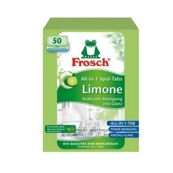 FROSCH Таблетки для миття посуду в ГСМ Лимон 50х18 g 4001499947315 фото