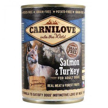 Влажный корм Carnilove Salmon & Turkey для собак, лосось и индейка, 400 г 100132/529278 фото