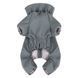 Дождевик для собак WAUDOG Clothes, водонепроницаемый, M35, В 59-62 см, С 37-40 см, серый 198711 фото 3