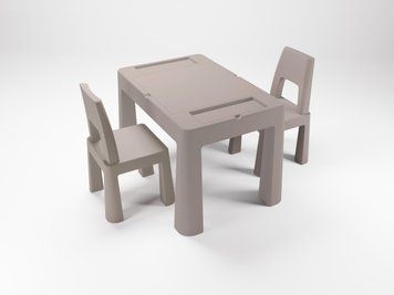 Комплект мебели TEGGI MULTIFUN+2 стула stone TI-011-177 фото
