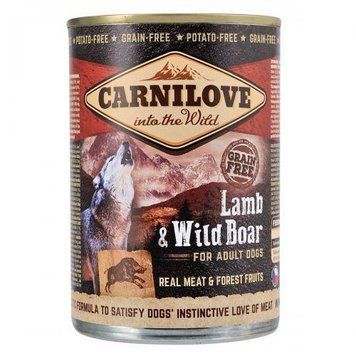 Влажный корм Carnilove Lamb & Wild Boar для собак, ягненок и кабан, 400 г 100131/529315 фото