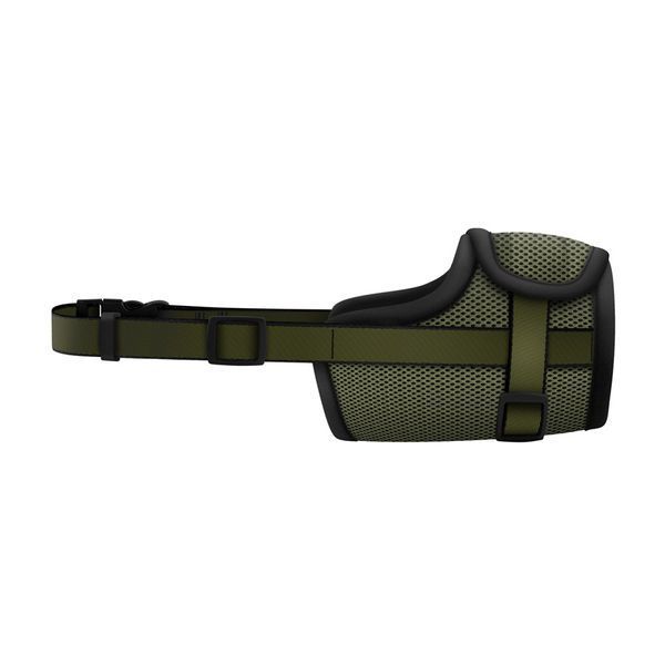 Намордник із сітки для собак WAUDOG PRO, пластиковий фастекс, розмір XL, О 35-43 см, хакі 689831 фото