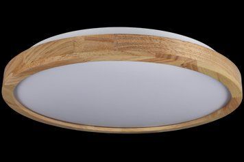 Стельовий світильник Vestum WOOD 60W 375*60мм з пультом VS-91047 фото