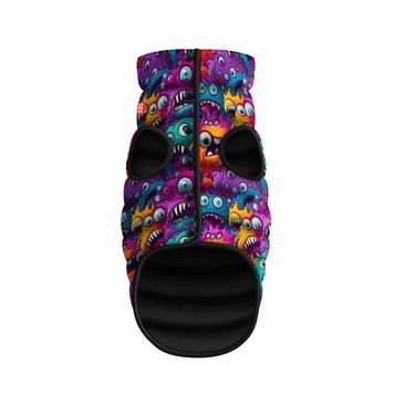Курточка для собак WAUDOG Clothes малюнок "Зубасті монстри", L65, В 87-90 см, С 60-65 см 412-4048 фото