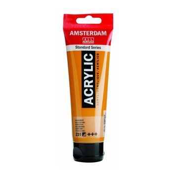 Краска акриловая AMSTERDAM (231) Охра золота 120 мл Royal Talens 8712079267988 фото