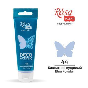 Акрил для декору Блакитний пудра (44) матовий 75 мл ROSA Talent 4823098501732 фото