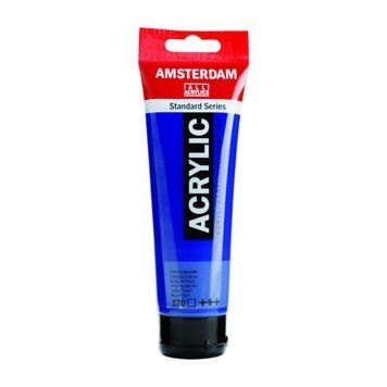 Краска акриловая AMSTERDAM (570) Синий ФЦ 120 мл Royal Talens 8712079211042 фото