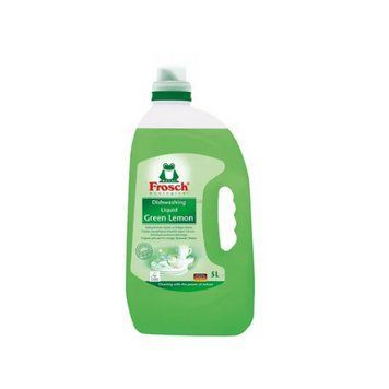 FROSCH Рідина для миття посуду Зелений лимон 5 л 4009175956156 фото