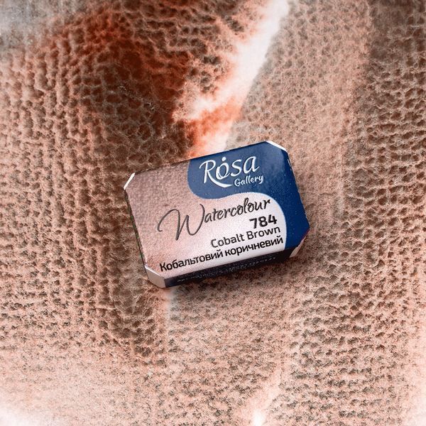Краска акварельная Кобальтовый коричневый (784) 2,5мл ROSA Gallery 4823098543633 фото