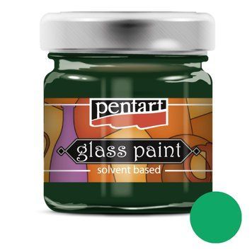 Краска витражная на основе расч. холодной фиксации зеленаяя 30мл Pentart 5997412790580 фото