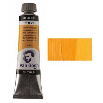 Фарба олійна VAN GOGH (210) Кадмій жовтий темний 40 мл Royal Talens 8712079219161 фото
