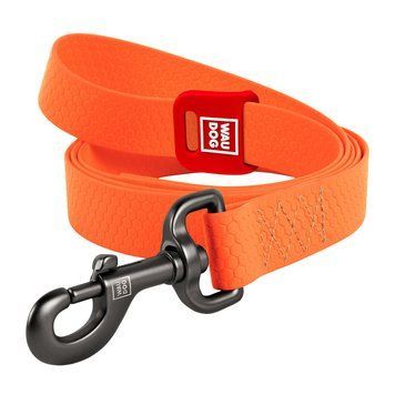 Повідець для собак водостійкий WAUDOG Waterproof, S, Ш 15 мм, Дов 183 см помаранчевий 27354 фото