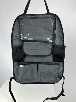 Органайзер для автомобільного сидіння Deluxe FreeON, black 64043 фото
