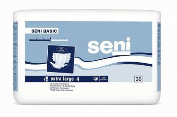 Подгузники для взрослых SENI BASIC extra large (30 шт) | Сене XL 5900516693817 фото