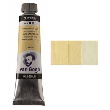 Фарба олійна VAN GOGH (222) Неаполітанський жовтий світлий 40 мл Royal Talens 8712079219185 фото