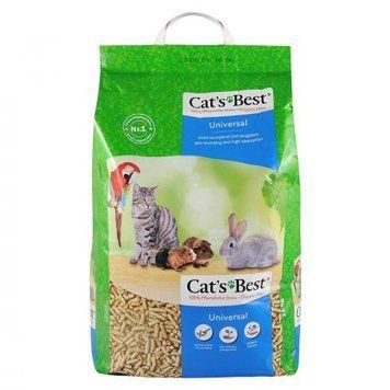 Наповнювач Cat&rsquo;s Best Universal для домашніх тварин, деревний, 20 л/11 кг JRS300084/0847 фото