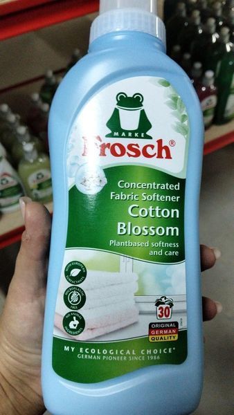Frosch Цветы хлопка концентрированный ополаскиватель для белья, 750 мл 4001499118913 фото