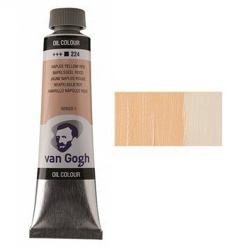 Фарба олійна VAN GOGH (224) Неаполітанський жовто-червоний 40 мл Royal Talens 8712079219208 фото