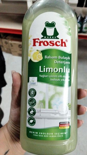 FROSCH Рідина для миття посуду Лимон 750 мл 4009175945808 фото