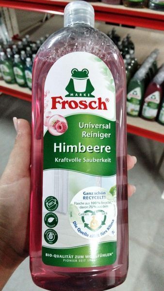 Frosch Универсальное чистящее средство Малина 750 мл 4001499947537 фото