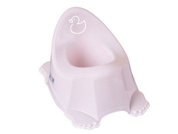 Горшок детский антискользящий DUCK light pink DK-001-130 фото