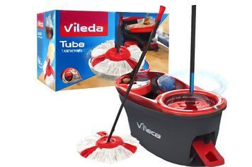 Швабра з відром Vileda Turbo 2в1 Microfibre. Набір для прибирання 4023103194113 фото
