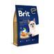 Сухой корм Brit Premium Cat by Nature Adult Salmon для кошек с лососем, 8 кг 171868 фото 1