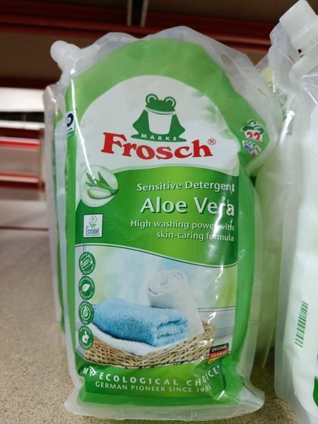 Frosch Sensetive Жидкое стиральное средство Алоэ Вера 1500 мл 4009175968265 фото