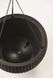 Горшок для растений Keter Rattan hanging sphere с цепками подвесной, темно-коричневый, 8,6 л 7290106924567 фото 4