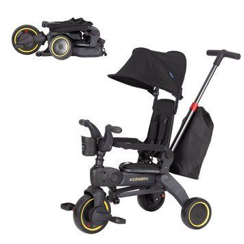 Велосипед триколісний TILLY COMBI T-392 BLACK T-392 BLACK фото