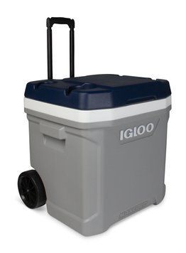 Термобокс на колесах MAXCOLD LATITUDE 62 ROLLER 56 л сірий з синім 0342233469668 фото
