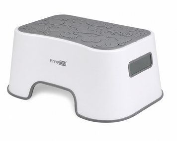 Ступени для ребенка в ванную FreeON, white - grey 49232 фото