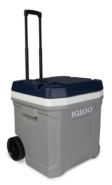 Термобокс на колесах MAXCOLD LATITUDE 62 ROLLER 56 л сірий з синім 0342233469668 фото