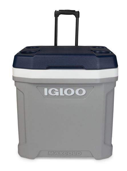 Термобокс на колесах MAXCOLD LATITUDE 62 ROLLER 56 л сірий з синім 0342233469668 фото
