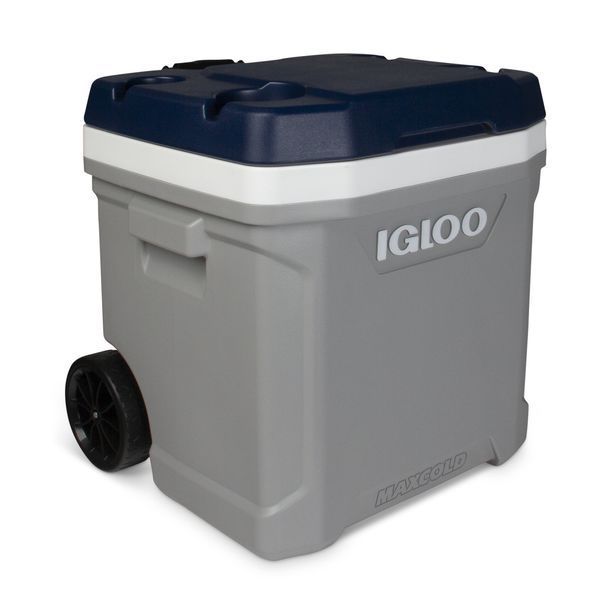 Термобокс на колесах MAXCOLD LATITUDE 62 ROLLER 56 л сірий з синім 0342233469668 фото