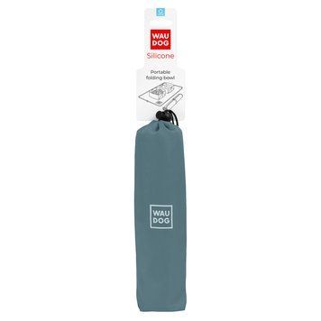 Миска складана WAUDOG Silicone,385х230х50 мм сірий 508011 фото