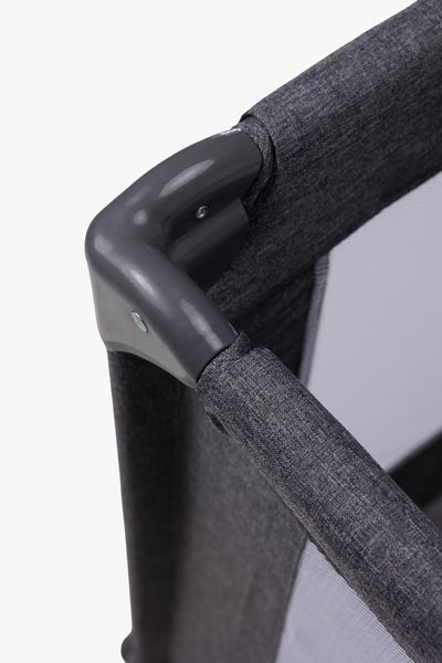Ліжко-манеж дитяче дитячий квадратний VELANO Cubo dark grey 46163 фото