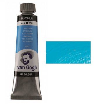 Фарба олійна VAN GOGH (530) Севрський блакитний 40 мл Royal Talens 8712079219550 фото