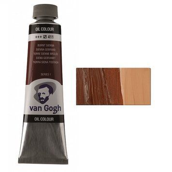 Фарба олійна VAN GOGH (411) Сієна палена 40 мл Royal Talens 8712079219499 фото