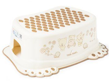 Сходинки дитячі антиковзкі у ванну Teddy Bear beige MS-017-119 фото
